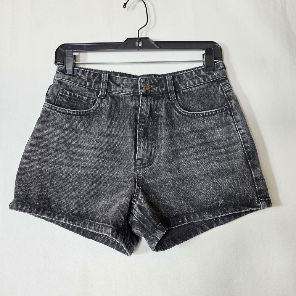 Frank & Oak Charcoal Jean Shorts